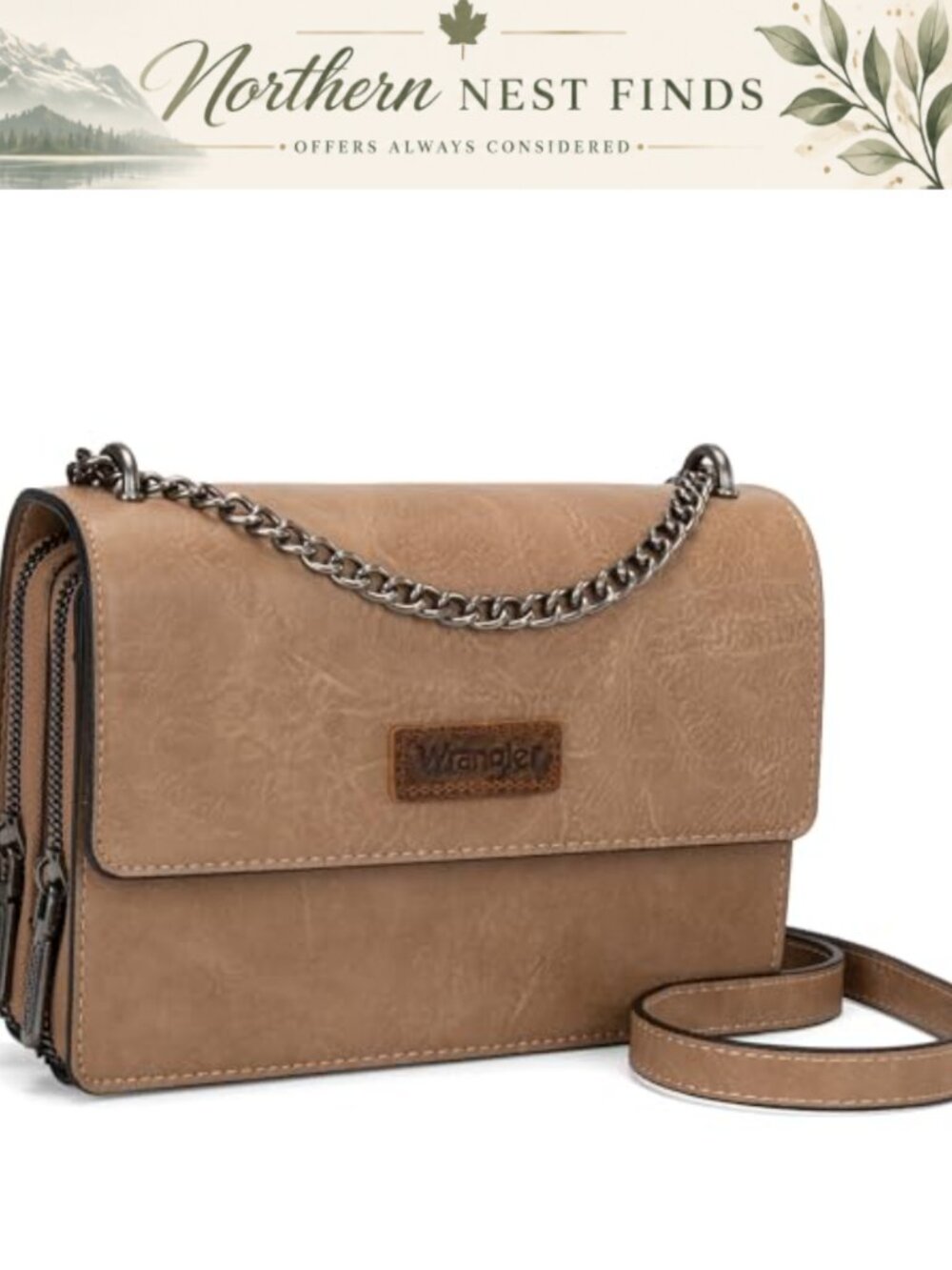 Wrangler Flap Crossbody Purse
